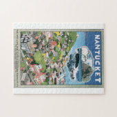 Nantucket Vintage Travel Poster Legpuzzel (Horizontaal)
