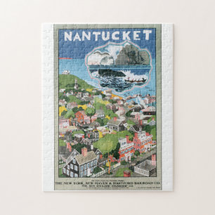 Nantucket Vintage Travel Poster Legpuzzel
