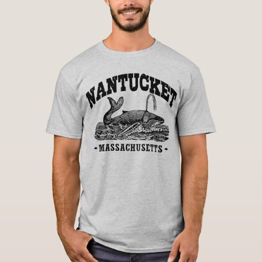 Nantucket Whale T-shirt (Voorkant)