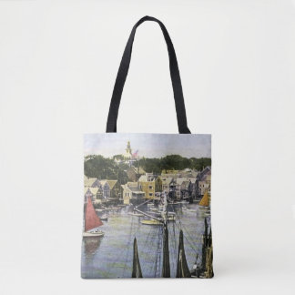 Nantucket Wharves Tote Bag
