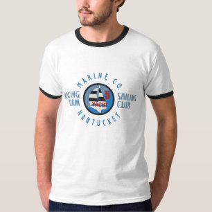 Nantucket Yacht 5 – Zeilclub Badge T-shirt