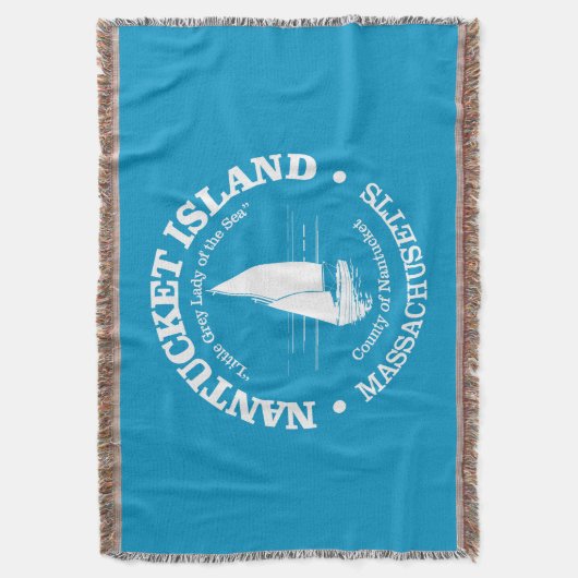 Nantucket (zeilboot) deken (Voorkant Verticaal)