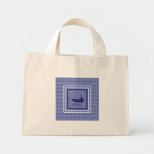 Nantucket Zo ook Zip Code Canvas tas