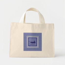 Nantucket Zo ook Zip Code Canvas tas