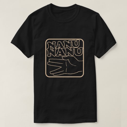 Nanu Nanu 70s Retro Pop Cultuur Graphic T-shirt (Design voorkant)
