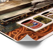 NANYANG BROTHERS TOBACCO sigaretten Oud Chinees Poster (Hoek)