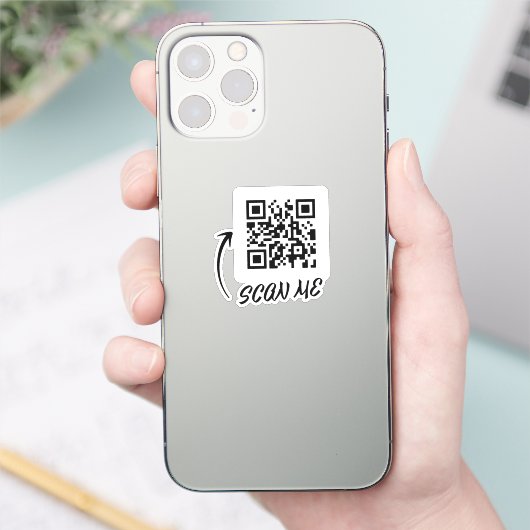 Não escaneie o qr code sticker (Telefoon)
