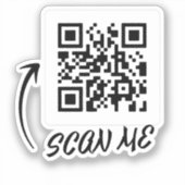 Não escaneie o qr code sticker (Voorkant)