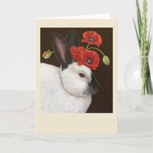 Naomi de bunny card kaart (Voorkant)