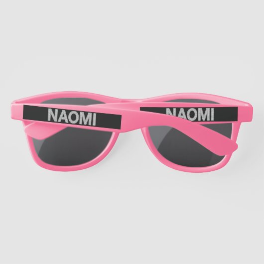 Naomi Diamonds Plastic Zonnebril (Achterkant)