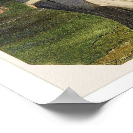 Naomi die Ruth en Orpah binnenhaalt om terug te ke Poster (Hoek)