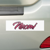 Naomi faded pink Aufkleber Sticker (Op auto)