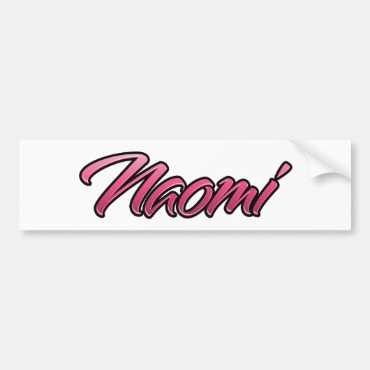 Naomi faded pink Aufkleber Sticker (Voorkant)