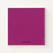  Naomi naam  kleurrijke bloemen Notitieboek (Achterkant)