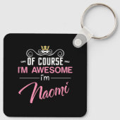 Naomi Natuurlijk ben ik Geweldige naam Sleutelhanger (Achterkant)