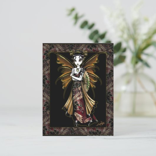 "Naomi" Oriental Fairy Briefkaart (Staand voorkant)