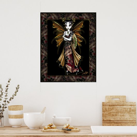 "Naomi" Oriental Fairy Poster (Keuken)