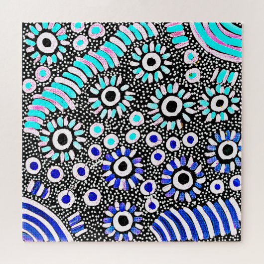 Naomi Price Australian Aboriginal artist Puzzle Legpuzzel (Horizontaal)