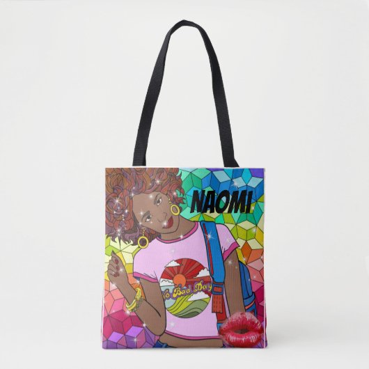 Naomi's Kunstontwerp Tote Bag (Voorkant)