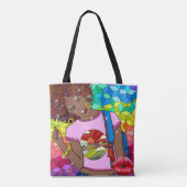 Naomi's Kunstontwerp Tote Bag (Achterkant)