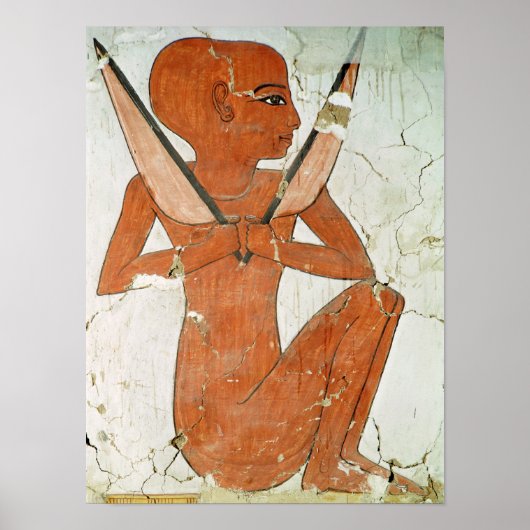 Naos deity uit de Tomb van Nefertari Poster (Voorkant)