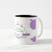 NAOSMM 50e Jubileum Tweekleurige Koffiemok (Voorkant rechts)