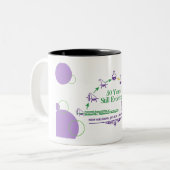 NAOSMM 50e Jubileum Tweekleurige Koffiemok (Voorkant links)