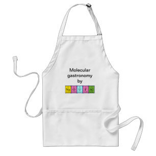Naoufal periodiek table name apron standaard schort