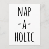 Nap-A-Holic Funny Quote Briefkaart (Voorkant)