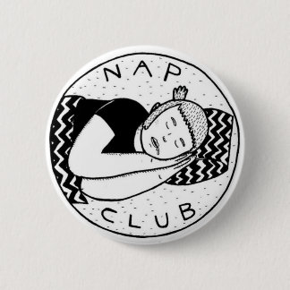 Nap club pin ronde button 5,7 cm