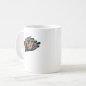 Nap eerst nooit zorgen maken over opknoping luiaar koffiemok (Voorkant links)