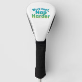 Nap Harder Golfheadcover (Voorkant)