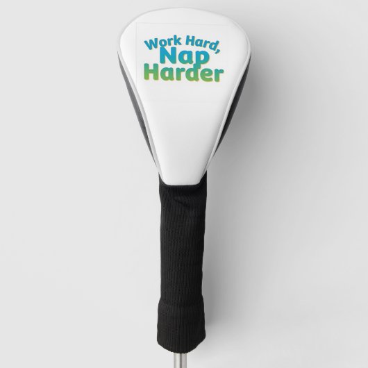 Nap Harder Golfheadcover (Voorkant)