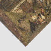 Nap in a Barn by Carl Jutz Tissuepapier (Detail)
