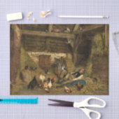 Nap in a Barn by Carl Jutz Tissuepapier (Craft)