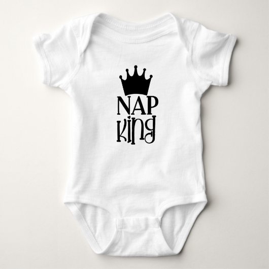 "Nap King" Baby Body Pak Design Romper (Voorkant)