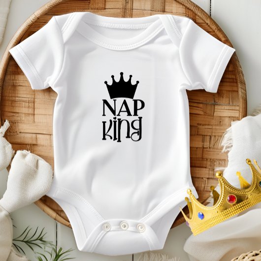 "Nap Koning" Baby Bodysuit Ontwerp