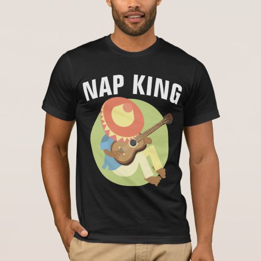 NAP KONING FUNNY HEREN T-Shirts (Voorkant)