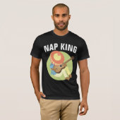 NAP KONING FUNNY HEREN T-Shirts (Voorkant volledig)