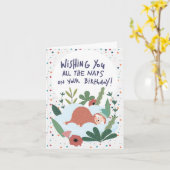 Nap-leven Kaart (Gele Bloem)