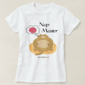 Nap Master Relaxed Cat T-shirt (Design voorkant)