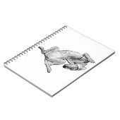 Nap Notes – Relaxed Dog Art Notebook Notitieboek (Linkerzijde)