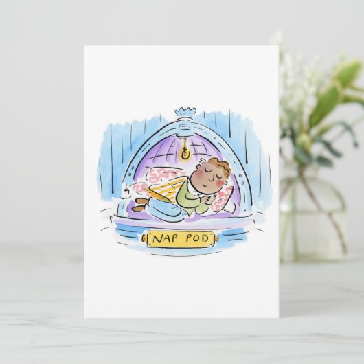 Nap Pod Kaart (Staand voorkant)