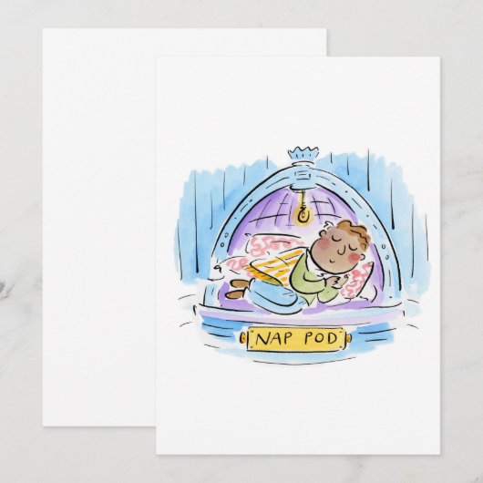 Nap Pod Kaart (Voorkant / Achterkant)