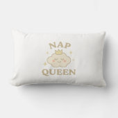 Nap Queen Baby Meisje Worp Kussen (Voorkant)