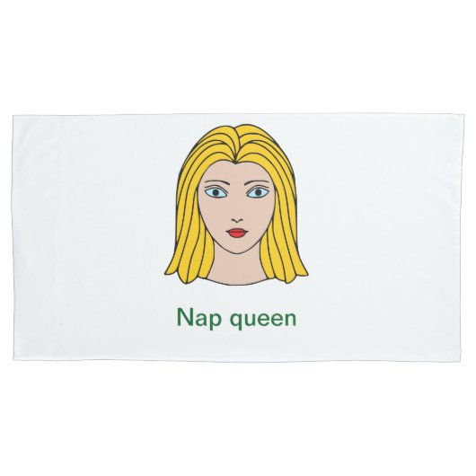 Nap Queen - Gezellig Chic Pillow Hoesje Kussensloop (Voorkant)