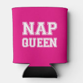 Nap Queen grappig gezegde soda bierkoeler (Achterkant)