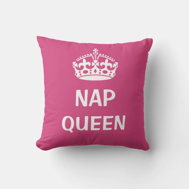 Nap Queen-kussen met kroonontwerp Kussen (Voorkant)
