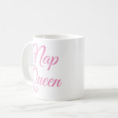Nap Queen Mok | Funny & Humor Quote Slogan Mok (Voorkant links)