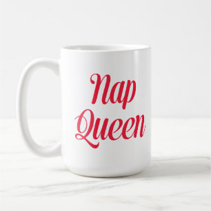 Nap Queen Pink Cherry Red Koffiemok